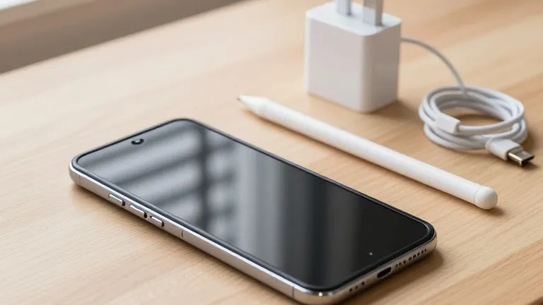 Illustration for: iPhone Duo buyers need a $69 stylus and a separate power adapter for listed features