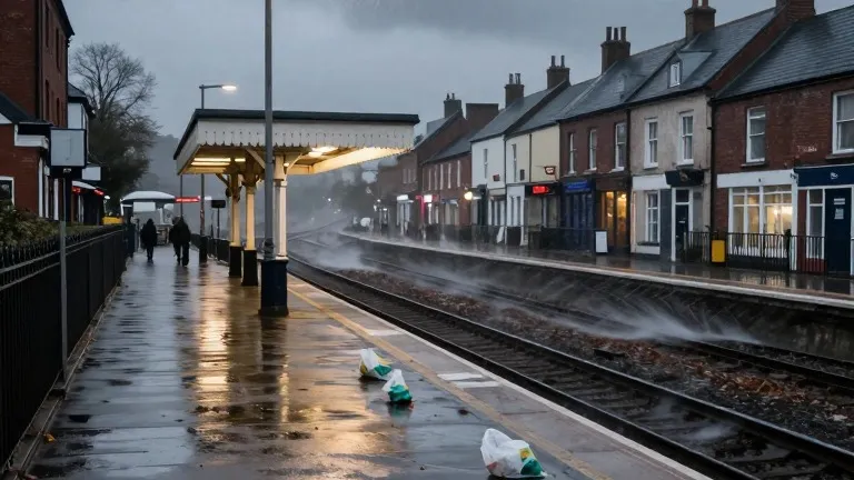 Illustration for: Met Office Issues Amber Warnings as Storm Boelo Targets Northern Infrastructure