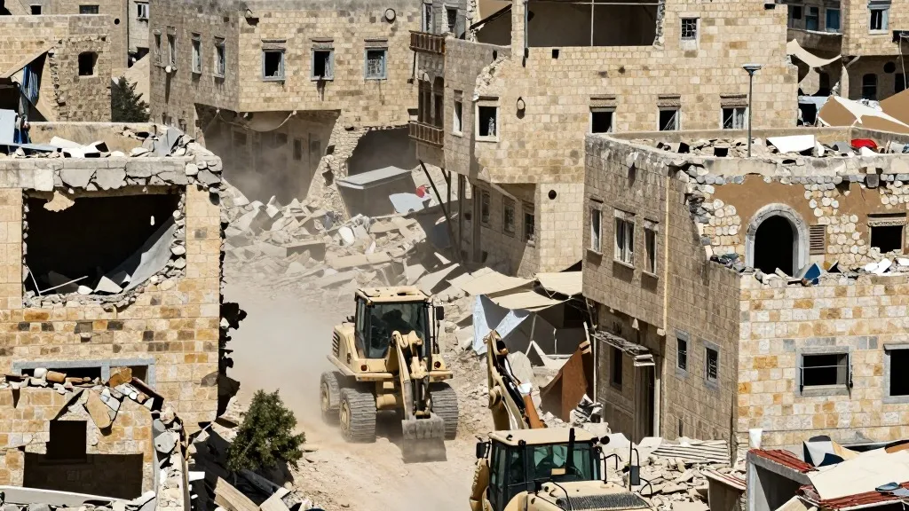Illustration for: Netanyahu orders Hebron demolition drive, displacing families